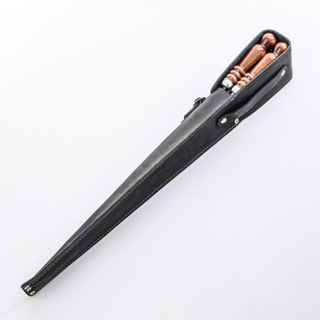 A set of skewers 670*12*3 mm in a black leather case в Саранске