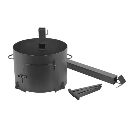 Stove with a diameter of 440 mm with a pipe for a cauldron of 18-22 liters в Саранске