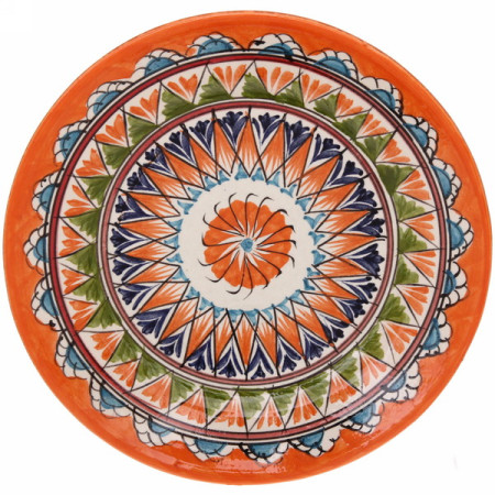 Тарелка плоская 17 см. оранжевый Мехроб в Саранске