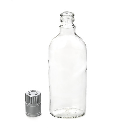 Бутылка "Фляжка" 0,5 литра с пробкой гуала в Саранске